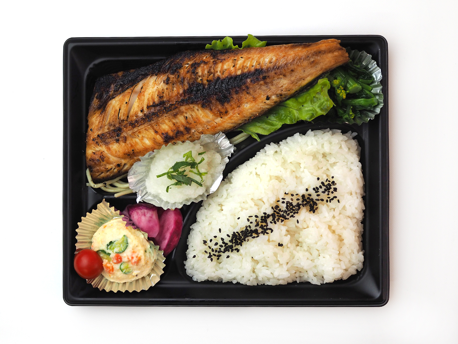 ホッケの炭火焼き弁当