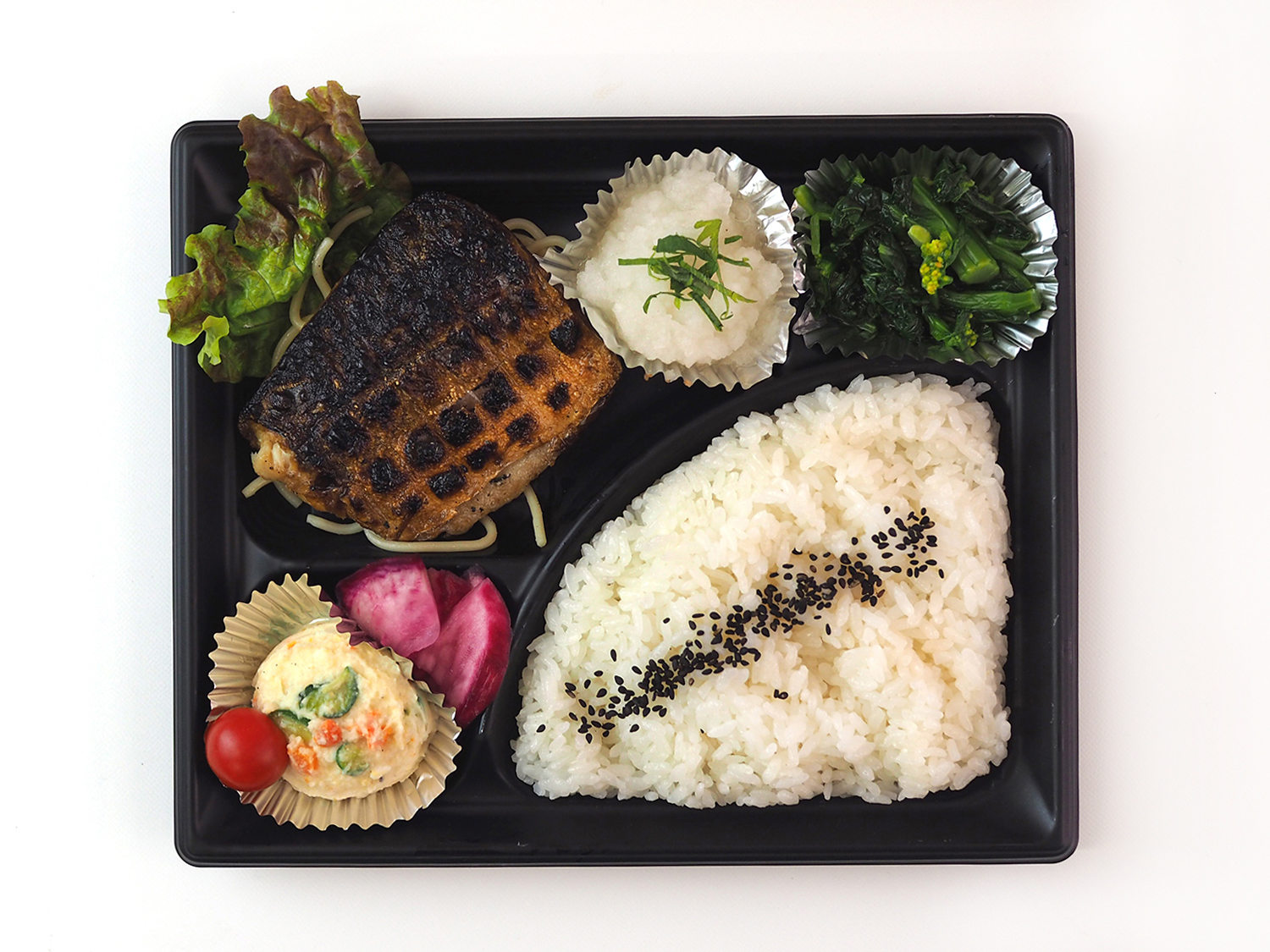 鯖の炭火焼き弁当