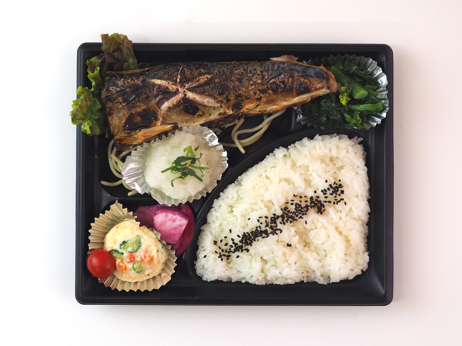 鯖の炭火焼き弁当