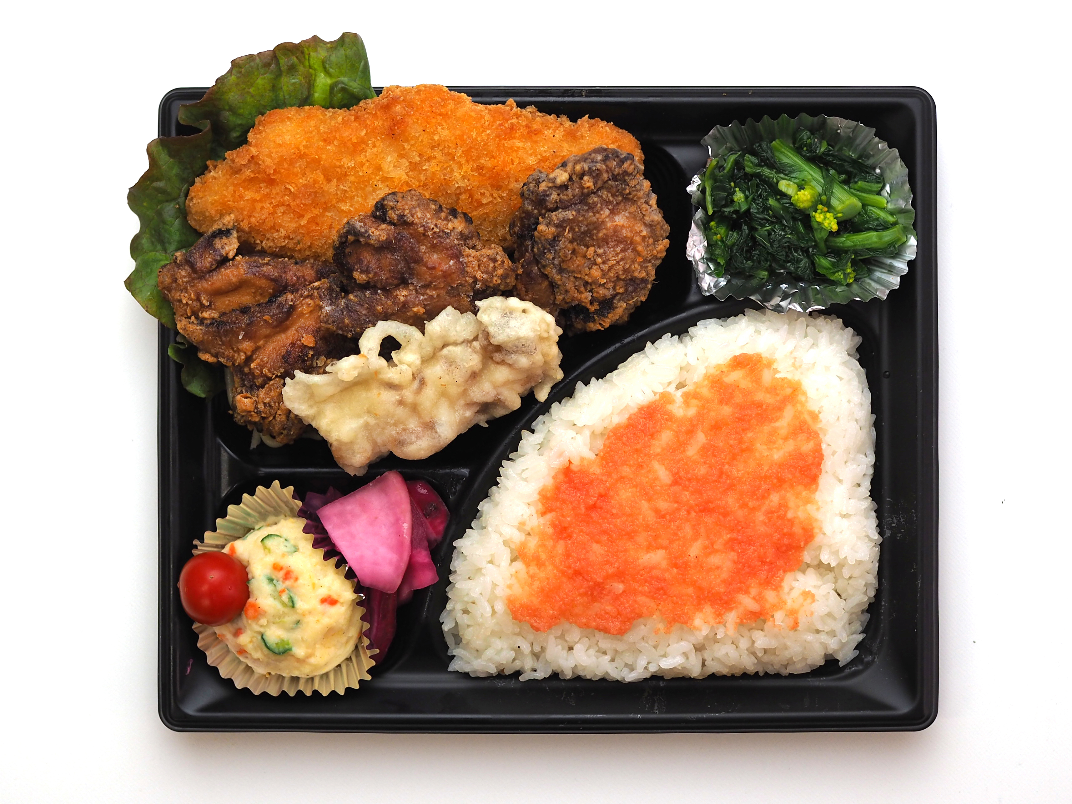 カラ・めんたい弁当
